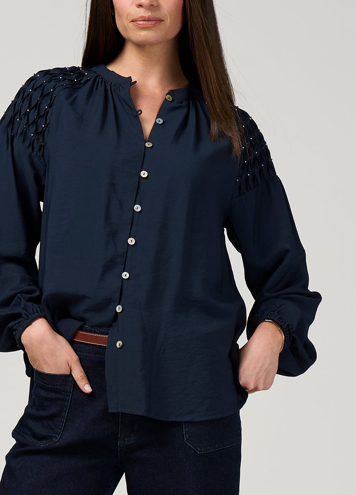 Loobies Story - Bijou Blouse - Indigo