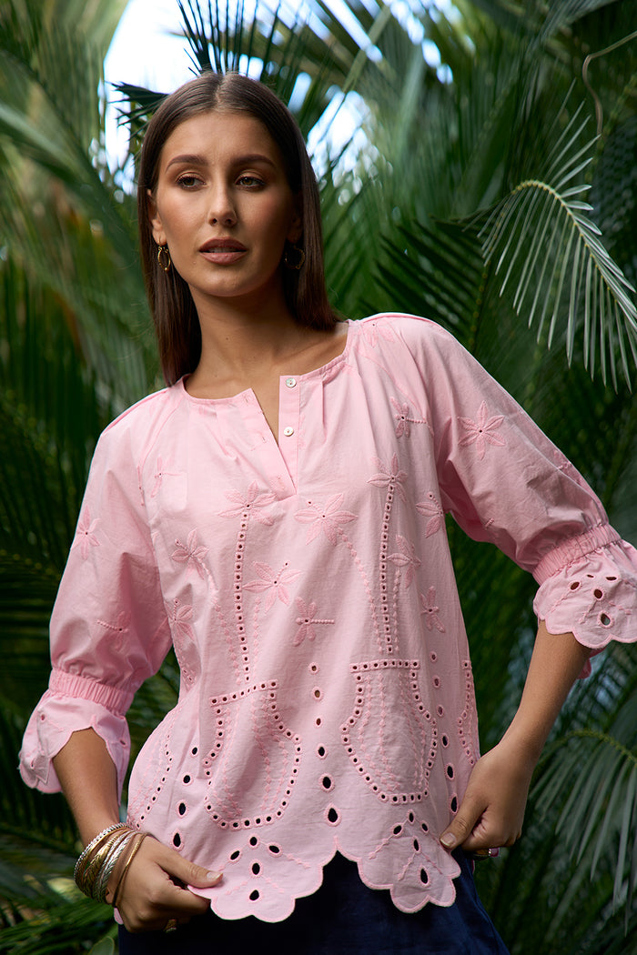 Loobies Story - Dragonfly Top - Blush