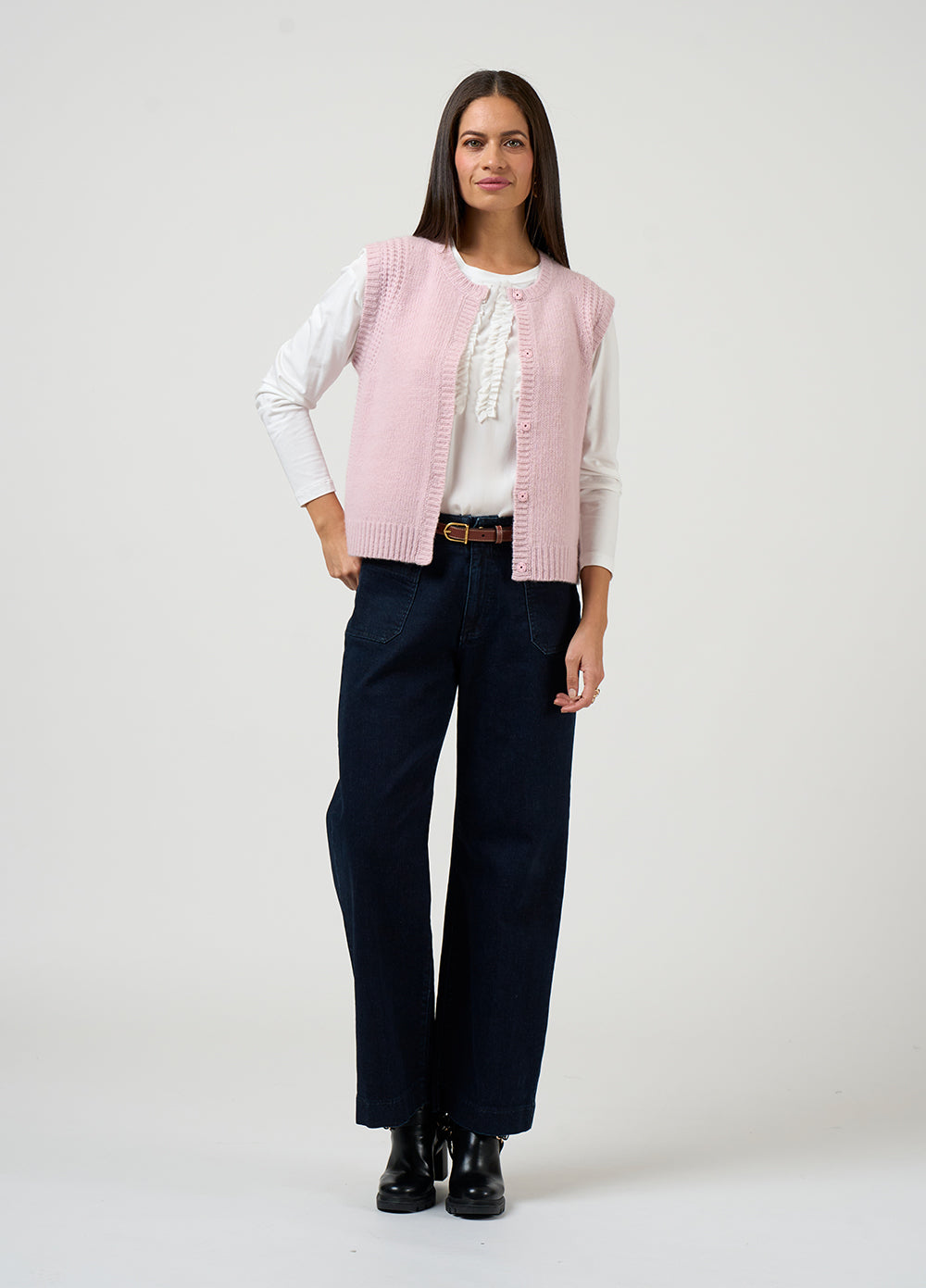Loobies Story - Amara Dusky Vest Blush