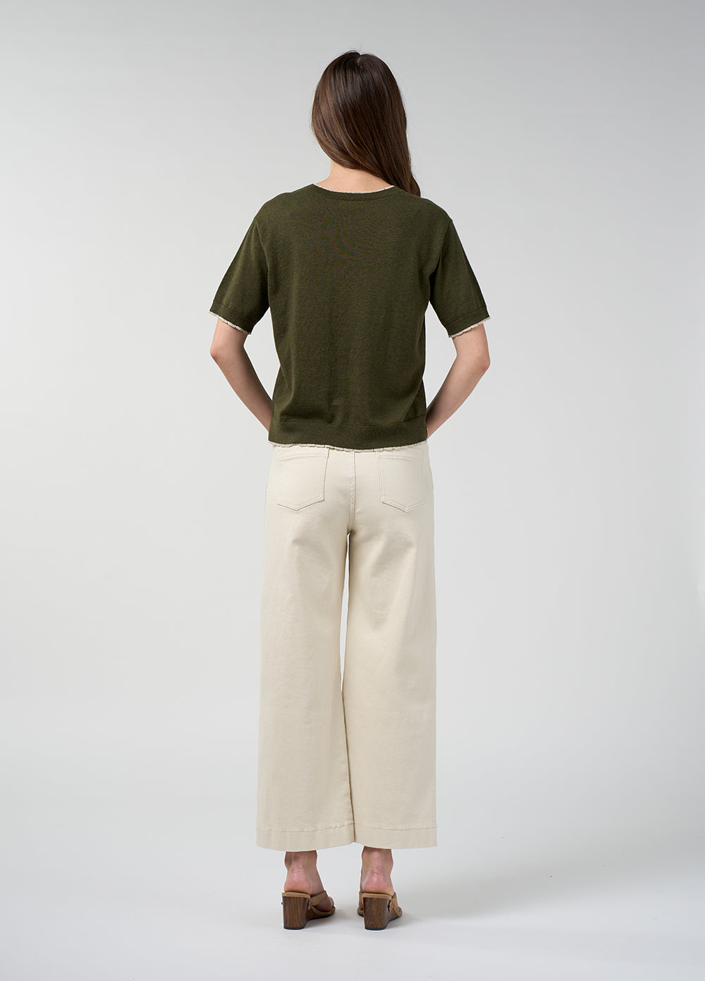 Loobies Story Galle Pant in Ecru - back
