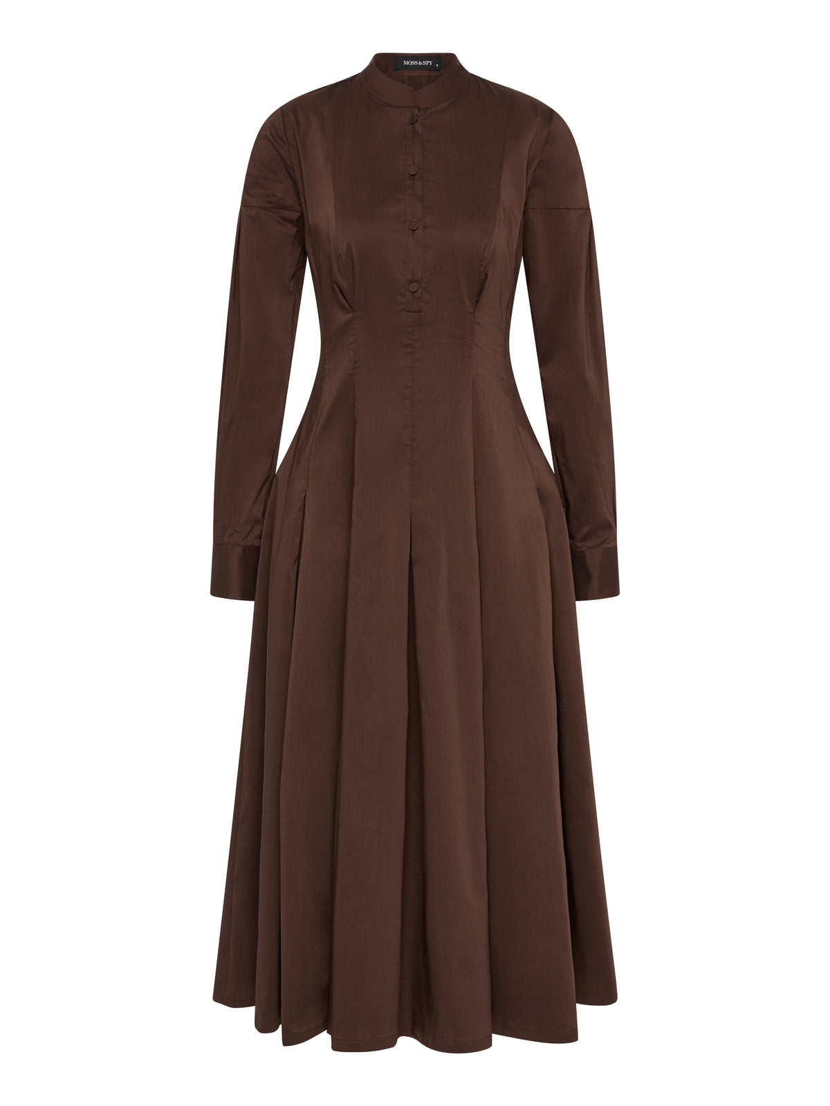 Moss & Spy - Lara Shirt Dress - Chocolate