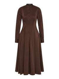 Moss & Spy - Lara Shirt Dress - Chocolate