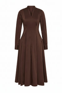 Moss & Spy - Lara Shirt Dress - Chocolate