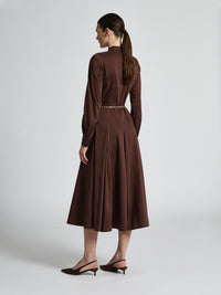 Moss & Spy - Lara Shirt Dress - Chocolate