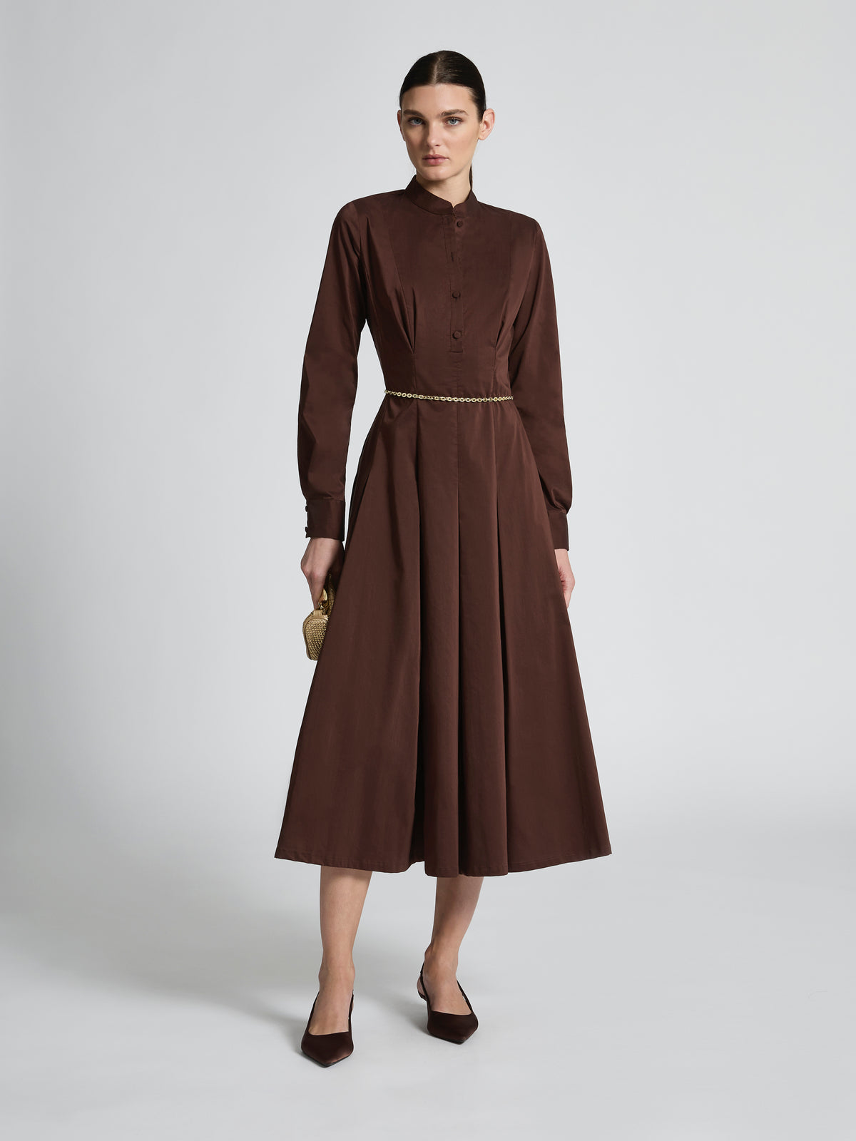 Moss & Spy - Lara Shirt Dress - Chocolate