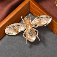 Enamel Bee Brooches