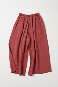 Eva's Sunday Lauri Pleated Culotte Burnt Sienna back