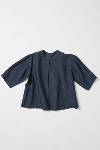Eva's Sunday Loretta Reversible Top Navy back
