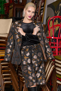 Maud Dainty - Brassy Floral Zazzle Jacket