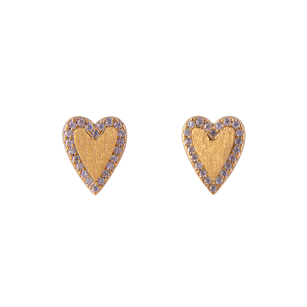 Crystal Love Studs