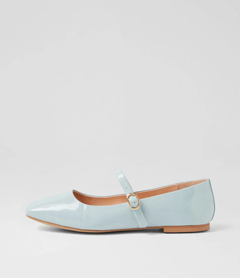 Mollini - Tokena Ballet Flat - Pale Blue Patent