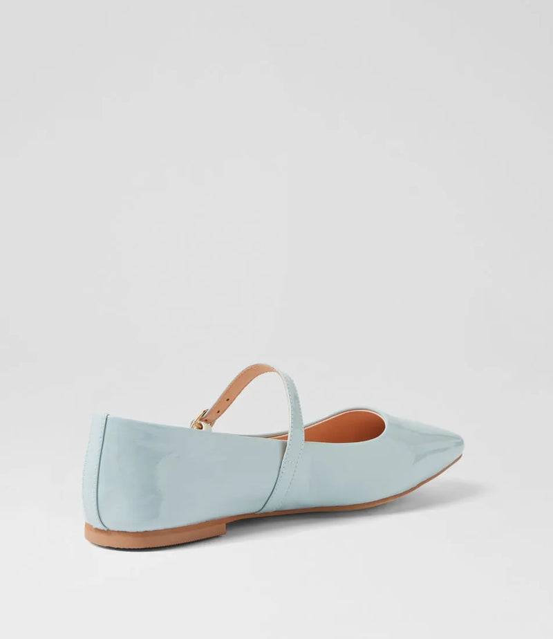 Mollini - Tokena Ballet Flat - Pale Blue Patent