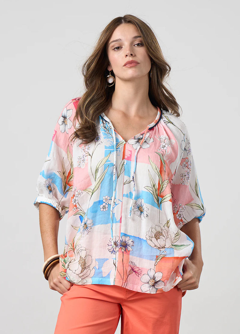 Madly Sweetly - Melody Top Pink Multi
