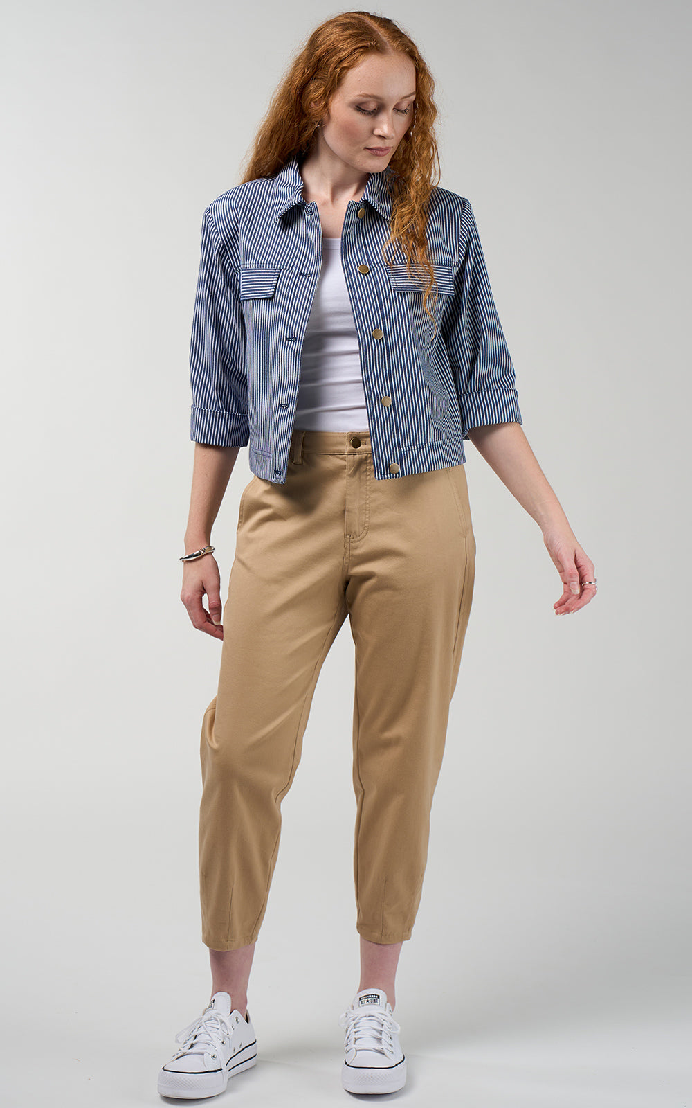 Madly Sweetly Signal Jacket in Navy - front