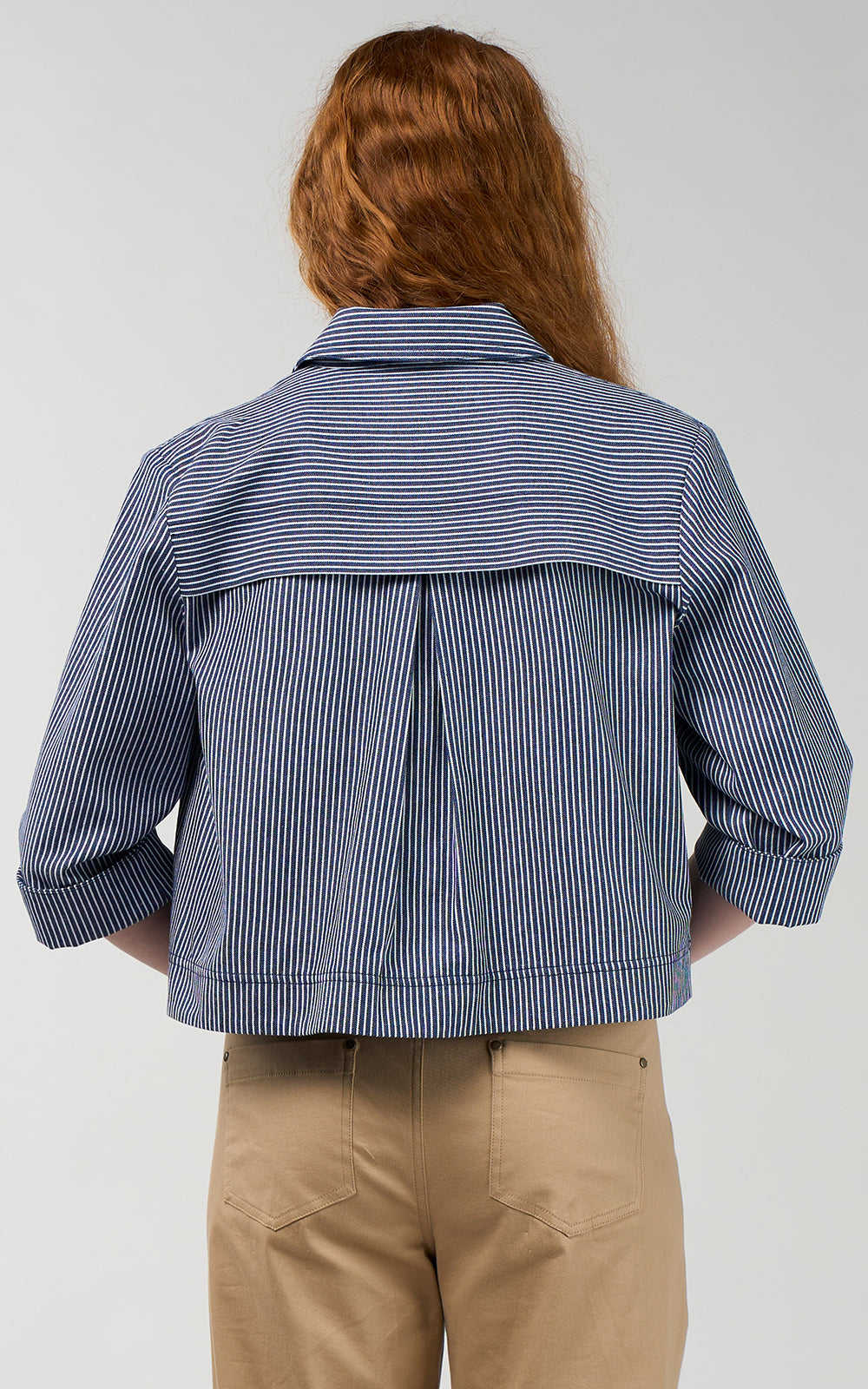 Madly Sweetly Signal Jacket in Navy - fabric detail