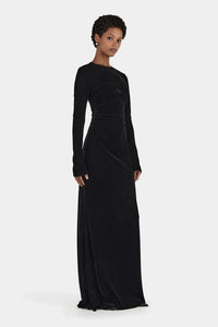 Hansen & Gretel - Murah Velvet Dress Eggplant