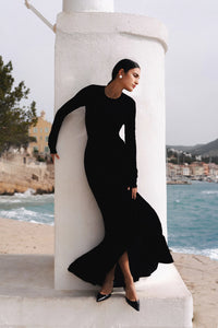 Hansen & Gretel - Murah Velvet Dress Eggplant