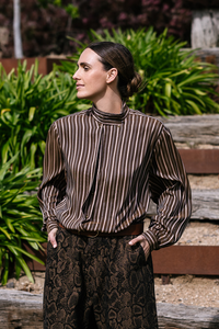 M.A.Dainty - Drew Shirt in Mud Cake