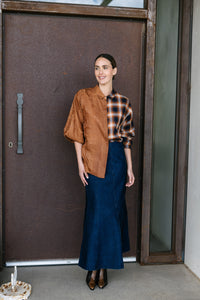 M.A.Dainty - Mermaid Skirt in Blue Denim