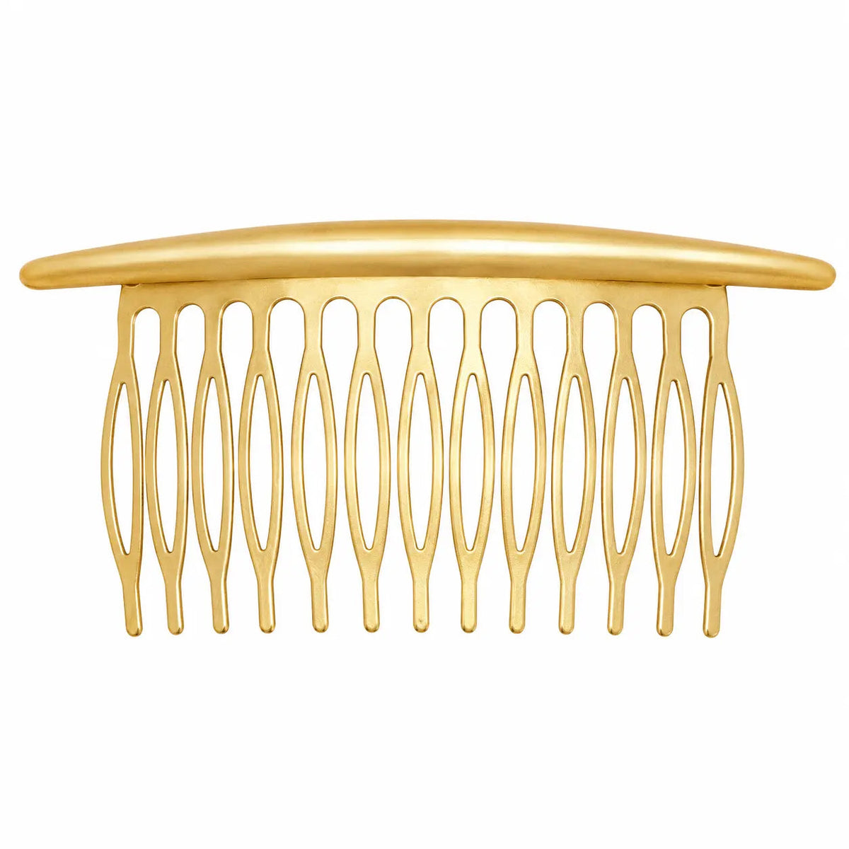 Tania Hird Metal Hair Comb - Brushed Gold