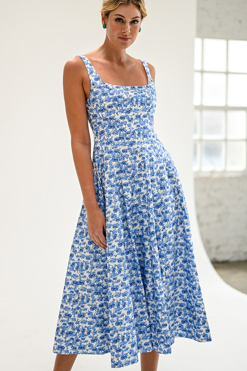 Wyatt Wylde - Mira Dress - Blue Floral