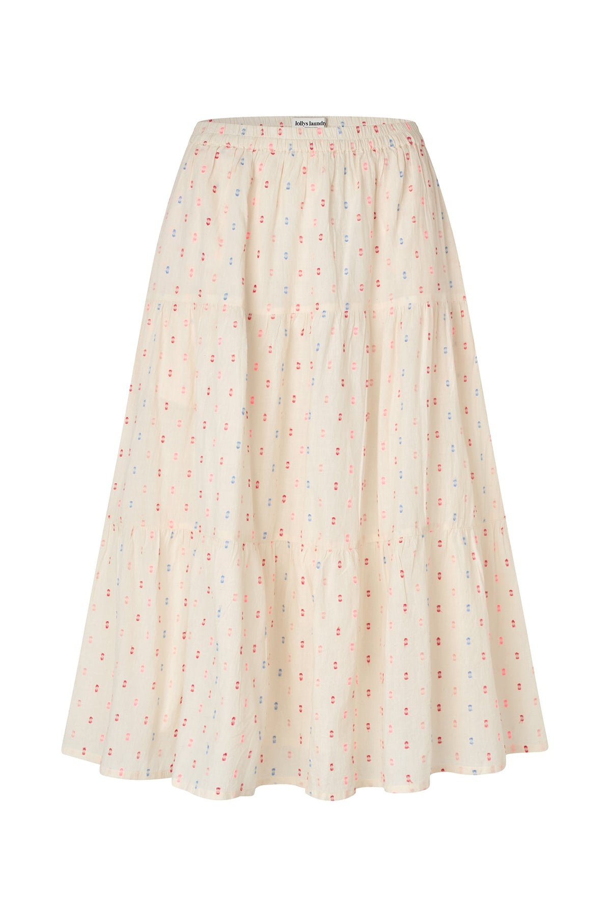 Lollys Laundry Morning Midi Skirt in Creme - front