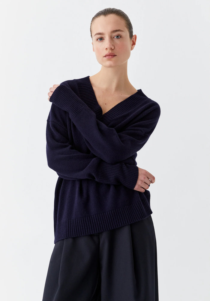 Morrison - Avon Knit Pullover Navy