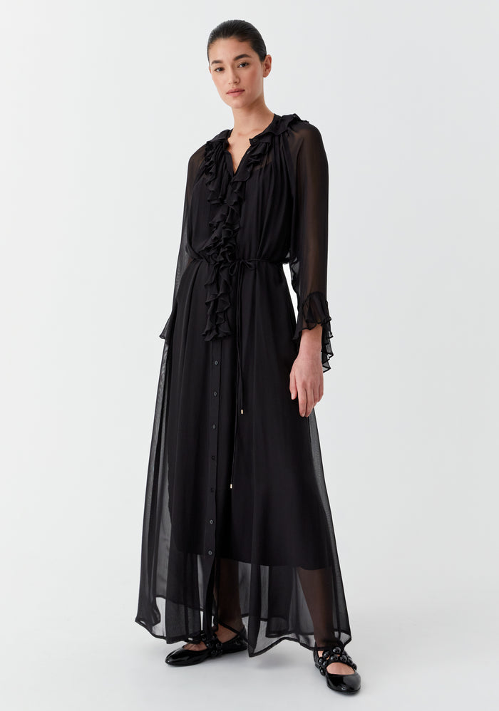 Morrison - Lottie Shirt Dress in Black