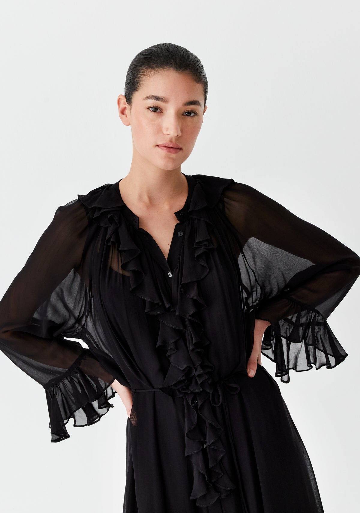 Morrison - Lottie Shirt Dress in Black