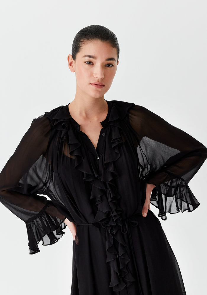 Morrison - Lottie Shirt Dress in Black