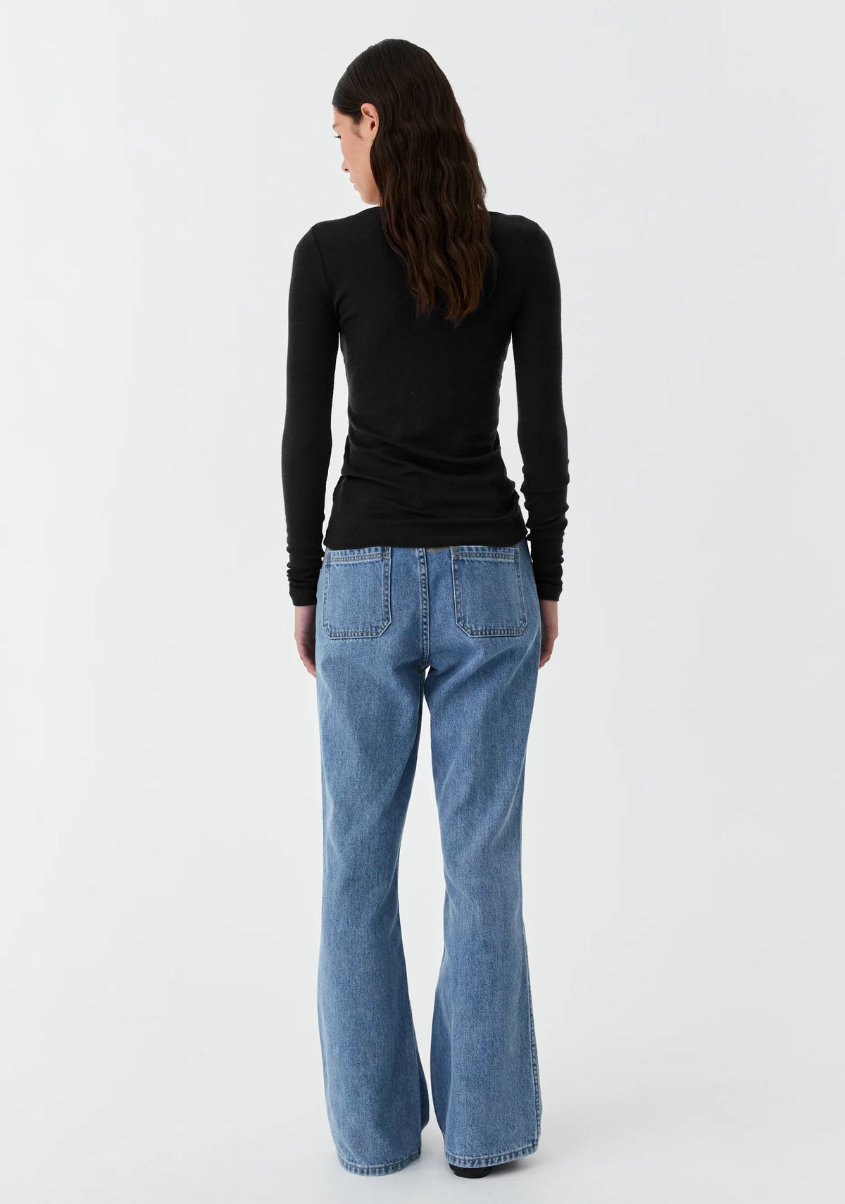 Morrison - Morri Merino Round Neck Tee Black