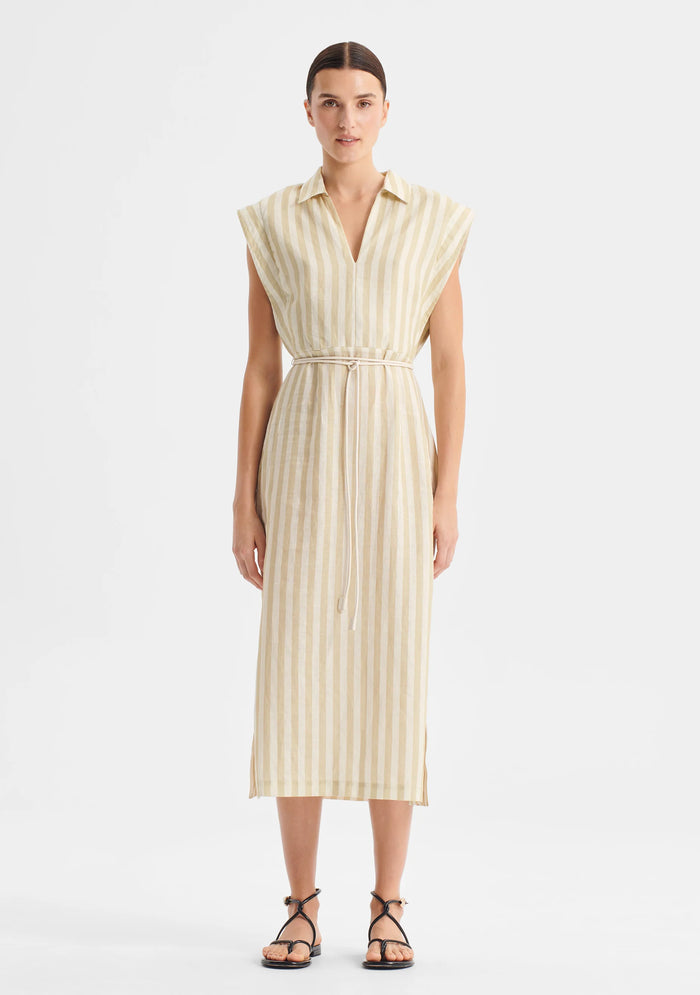 Morrison - Cybil Linen Dress - Stripe