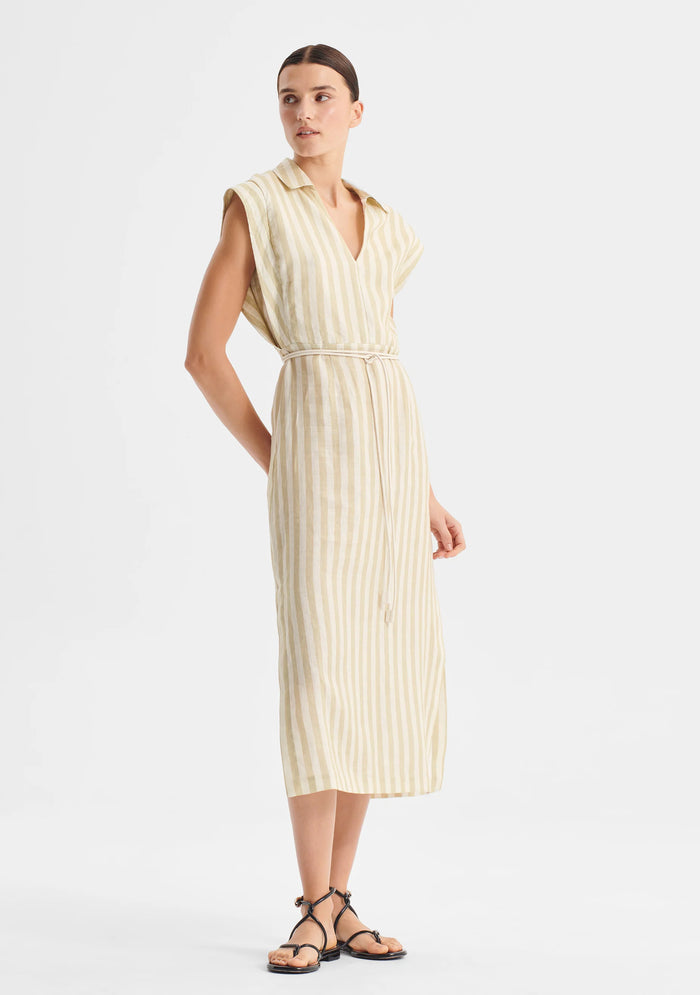 Morrison - Cybil Linen Dress - Stripe