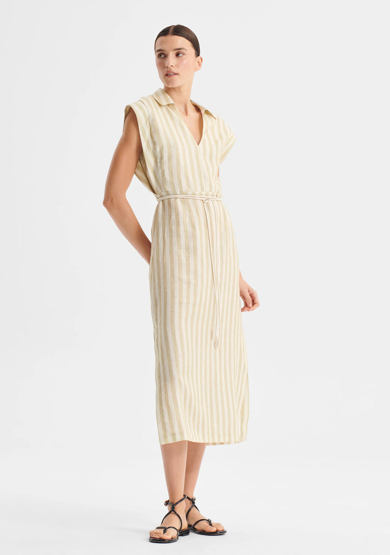 Morrison - Cybil Linen Dress - Stripe