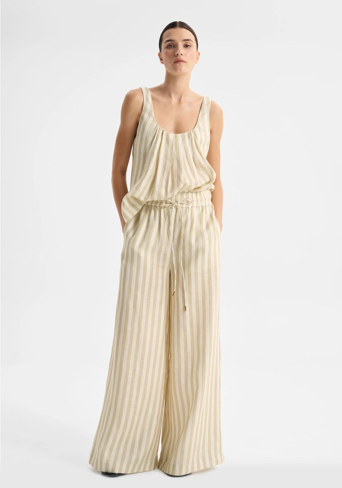 Morrison - Cybil Linen Pant - Stripe