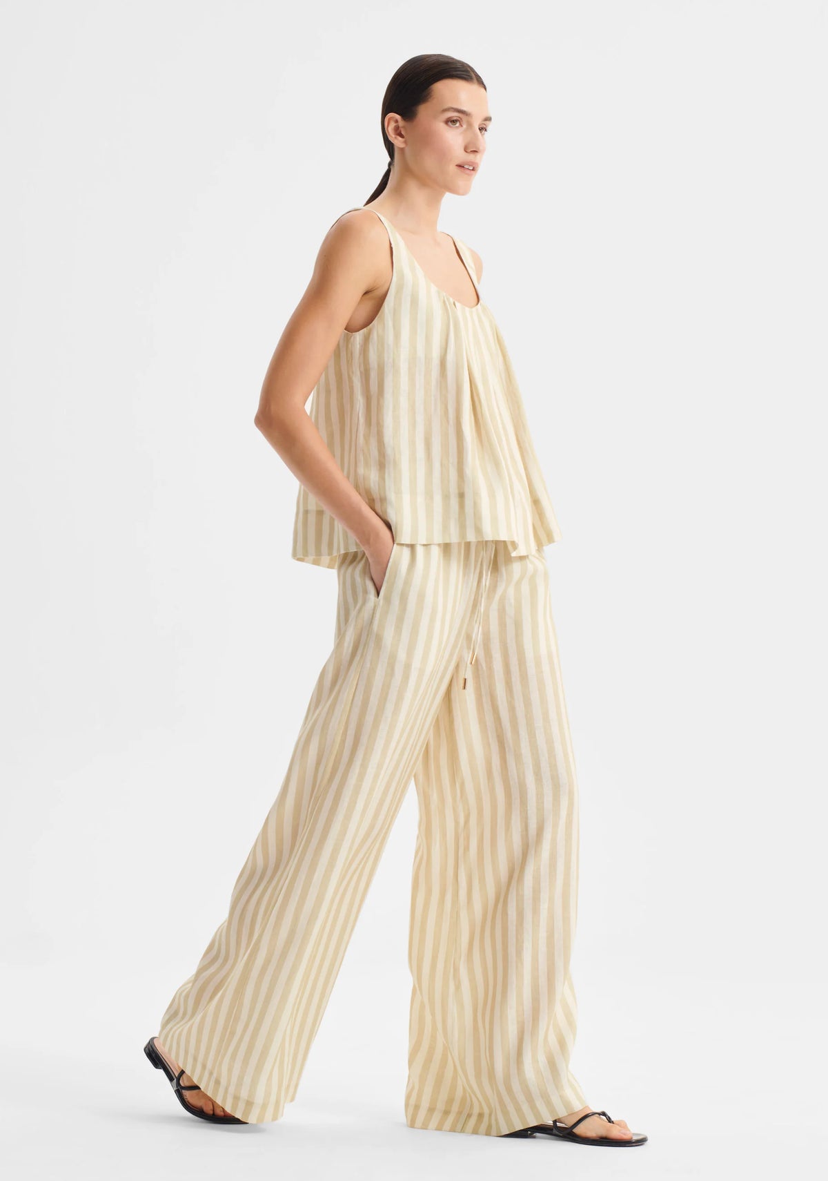 Morrison - Cybil Linen Pant - Stripe