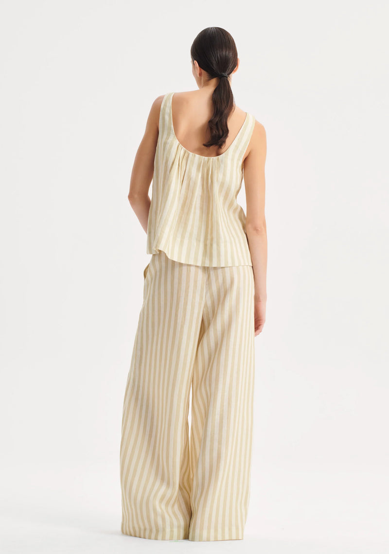 Morrison - Cybil Linen Pant - Stripe