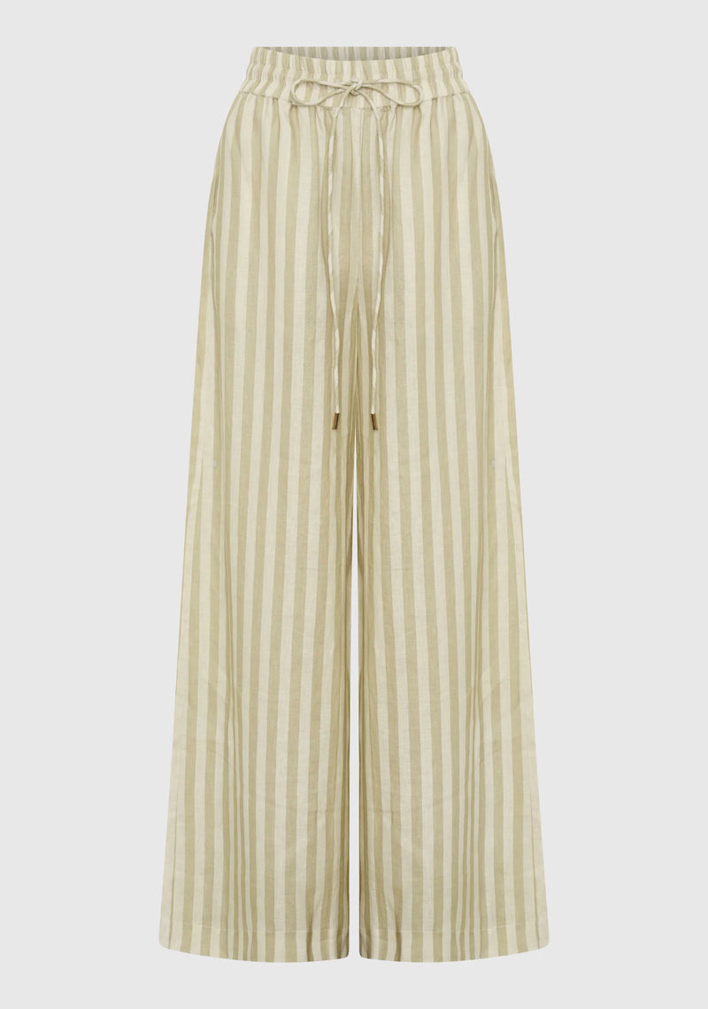 Morrison - Cybil Linen Pant - Stripe