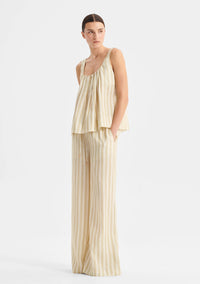 Morrison - Cybil Linen Top - Stripe