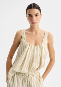 Morrison - Cybil Linen Top - Stripe