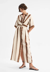 Morrison - Harriet Linen Shirt Dress - Print