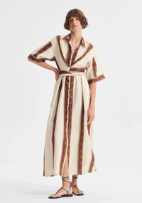 Morrison - Harriet Linen Shirt Dress - Print