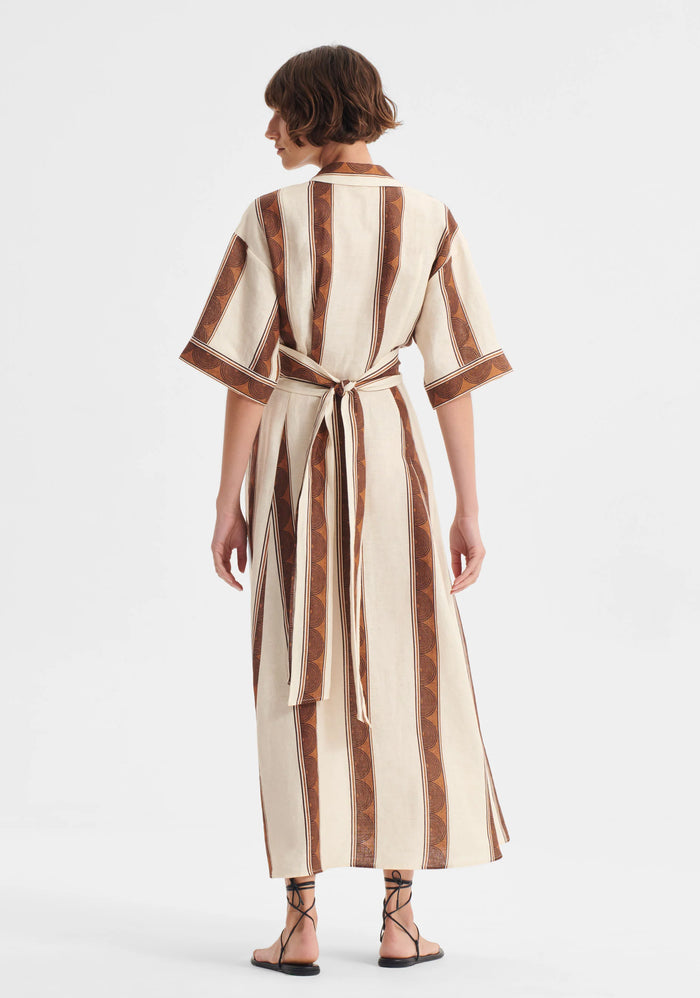 Morrison - Harriet Linen Shirt Dress - Print