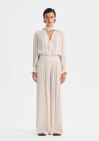 Morrison - Lena V-Neck Top Nougat