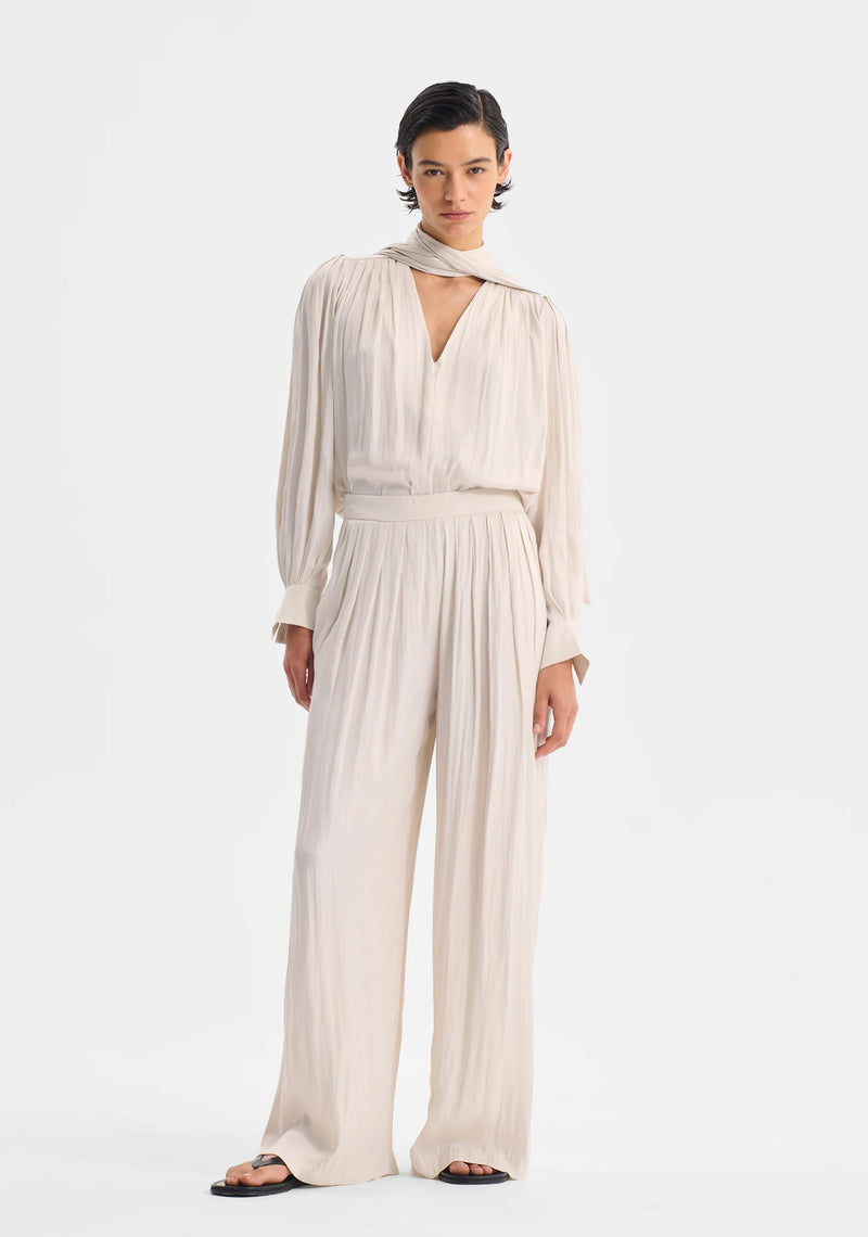 Morrison - Lena V-Neck Top Nougat