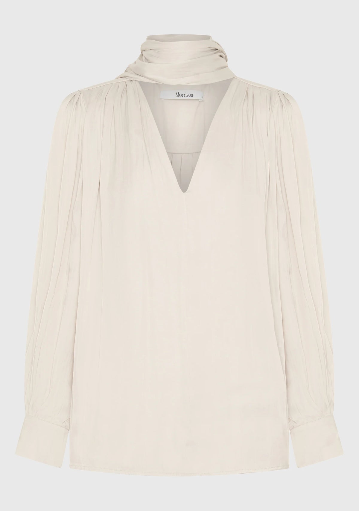 Morrison - Lena V-Neck Top Nougat