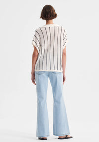 Morrison - Pippa Knit Polo Stripe