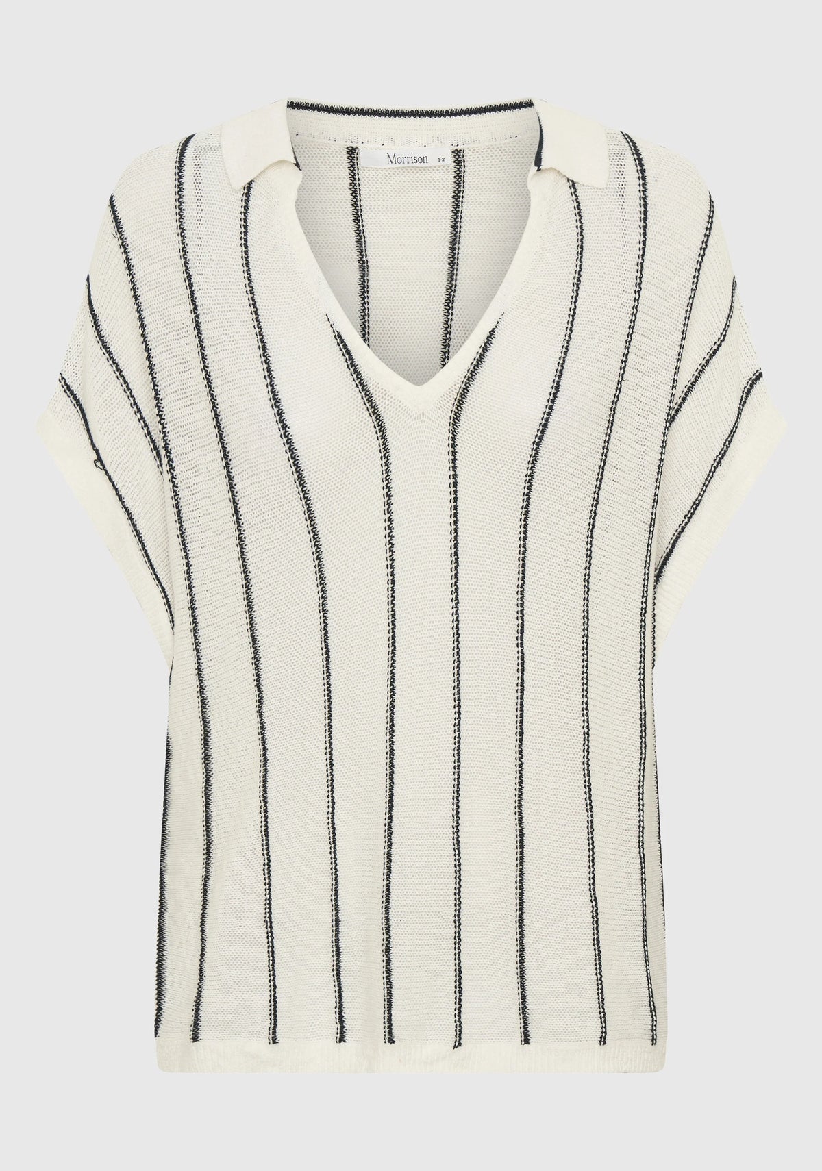 Morrison - Pippa Knit Polo Stripe