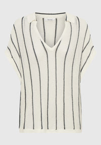 Morrison - Pippa Knit Polo Stripe