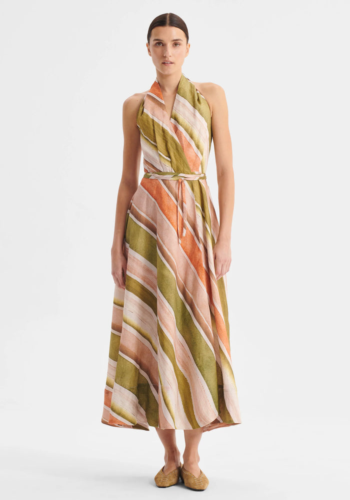 Morrison - Ronni Linen Halter Dress - Print